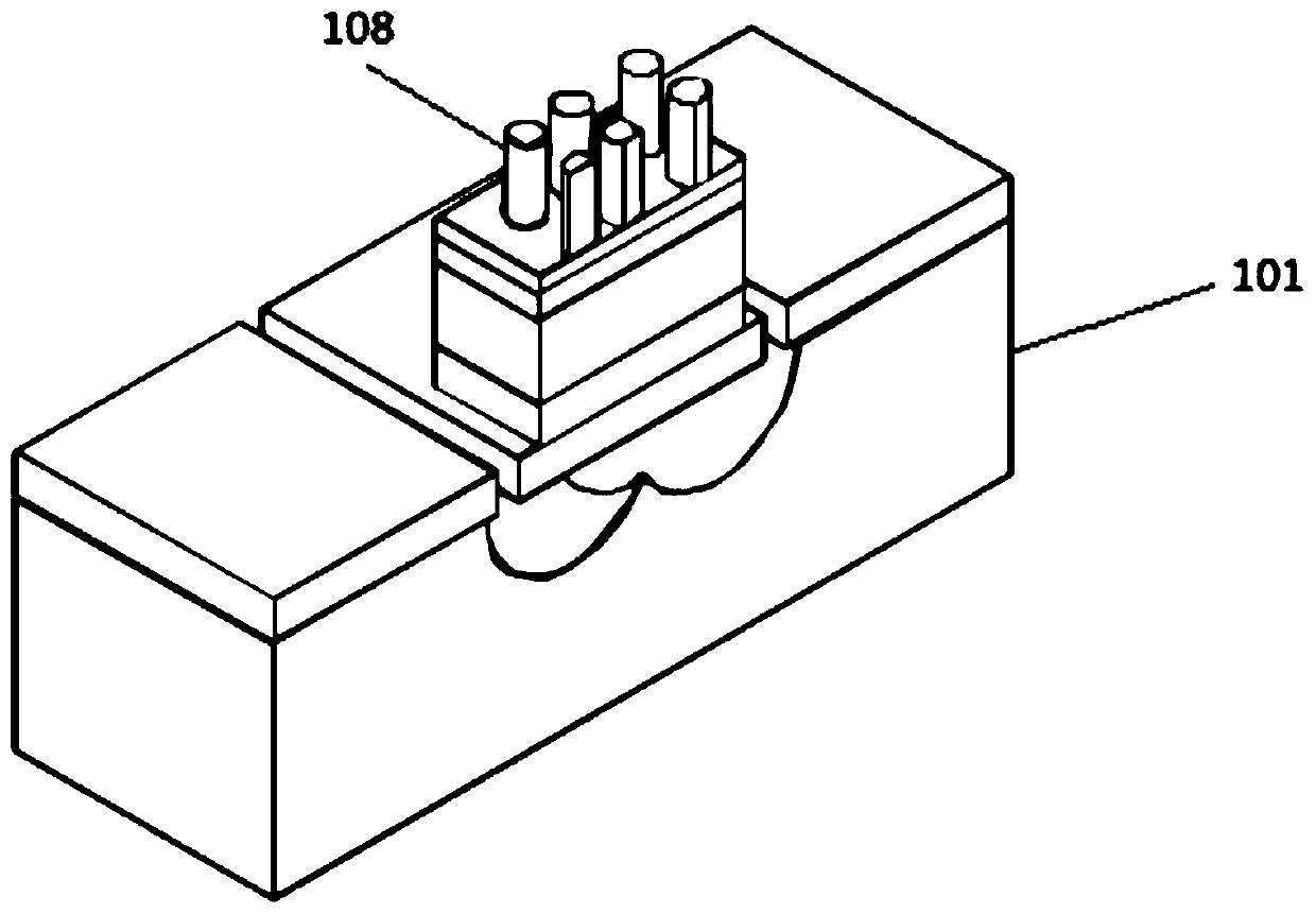 Detector adopting acoustic resonator and carbon nanotube and manufacturing method thereof