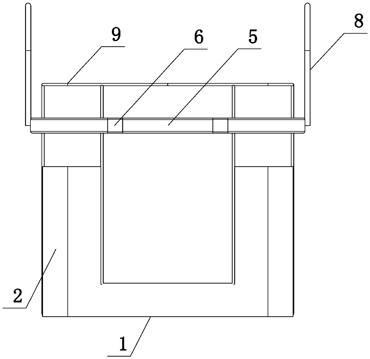 Self-weight hanging basket