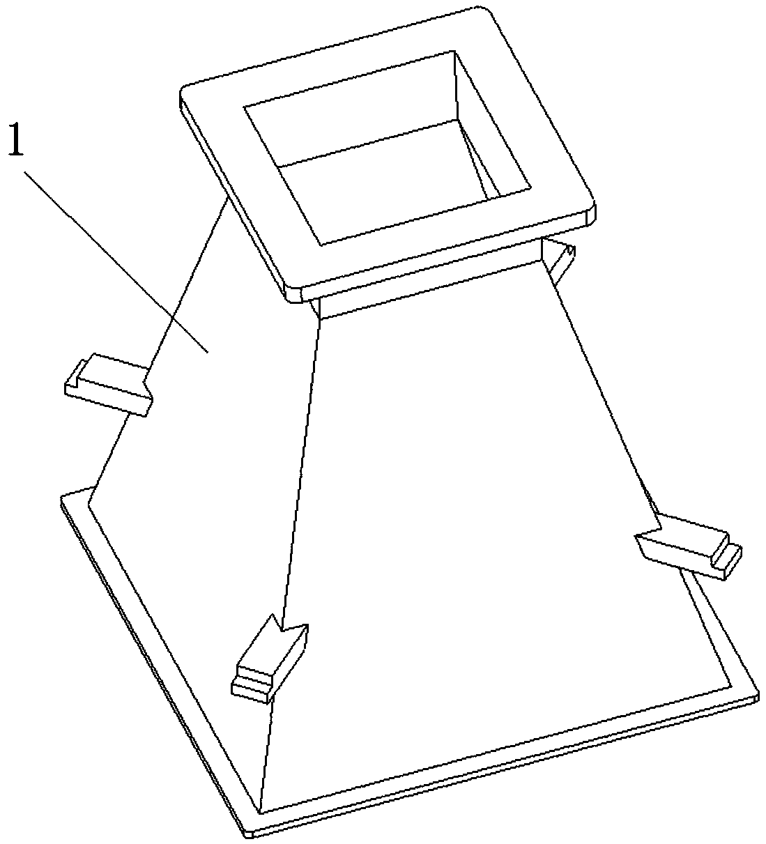 High-frequency induction brazing method and high-frequency inductor for a new type of feed horn