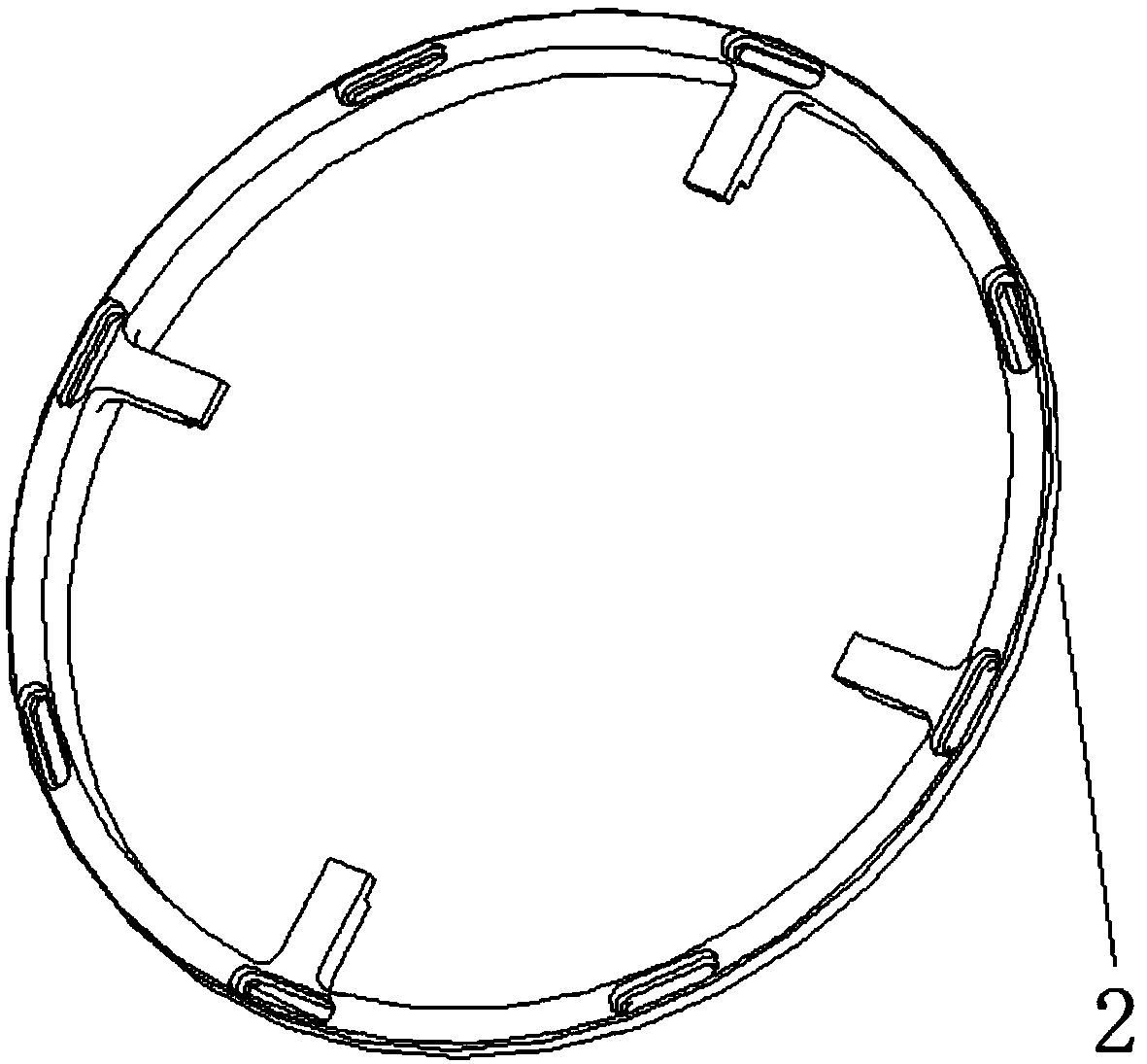 High-frequency induction brazing method and high-frequency inductor for a new type of feed horn