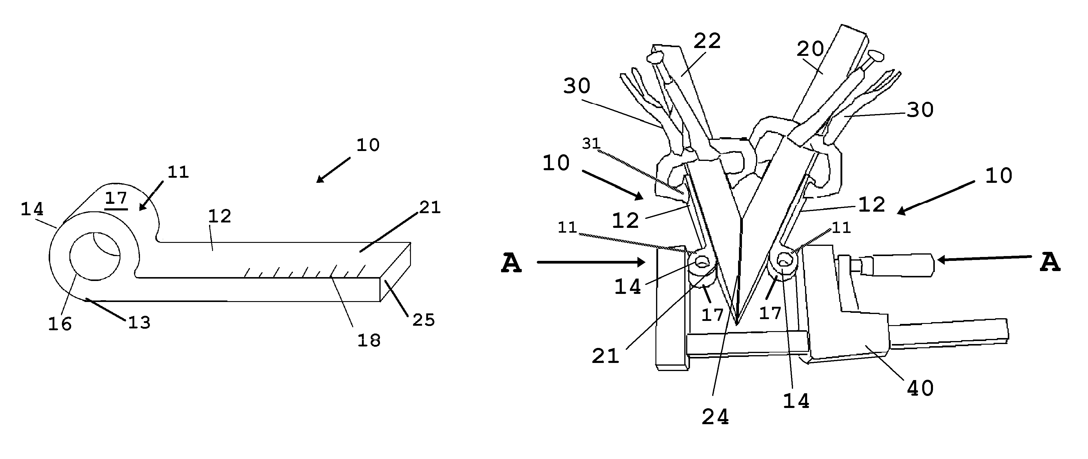 Universal clamping block