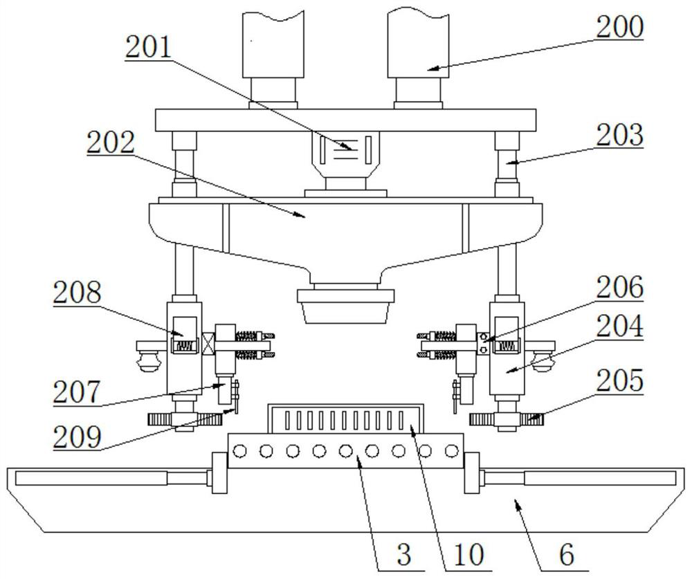 Mounting machine for chip processing