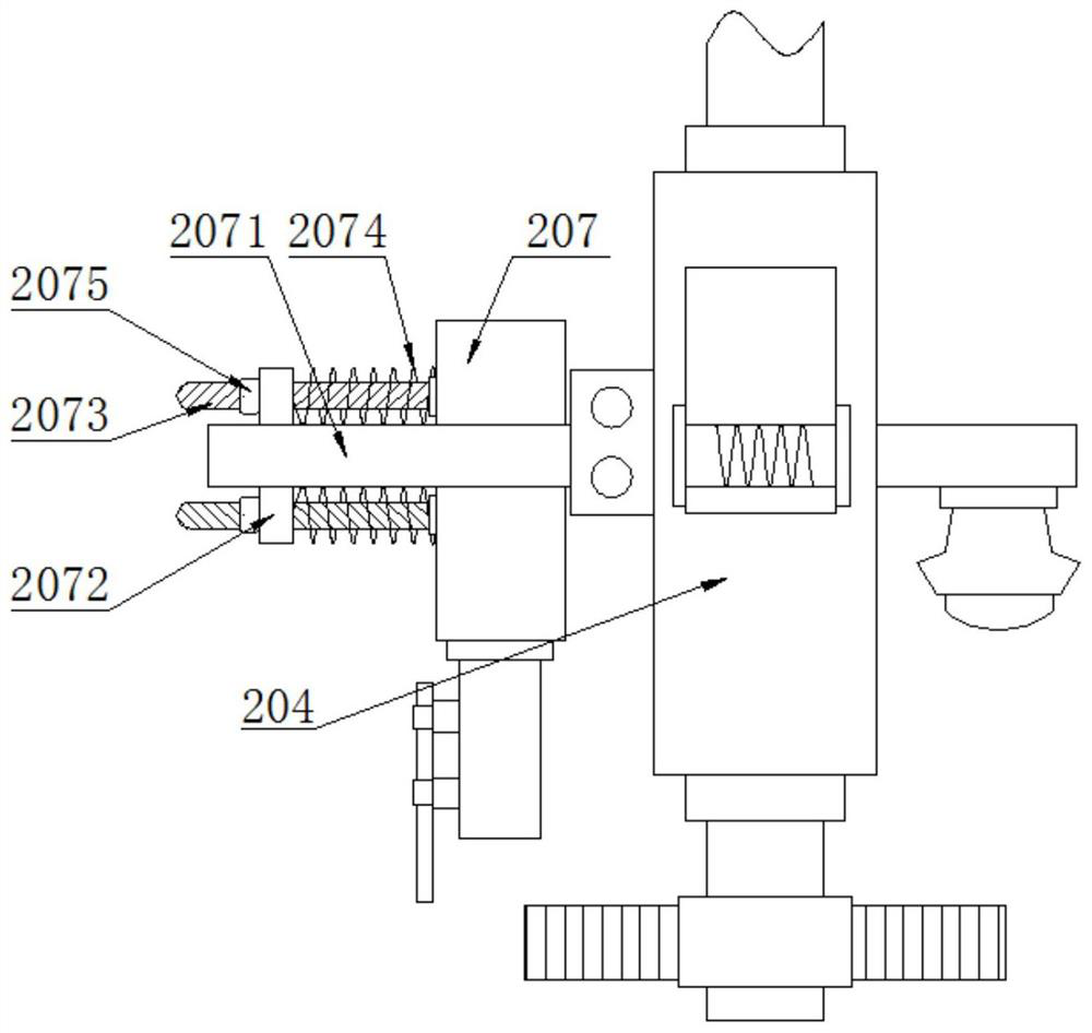 Mounting machine for chip processing