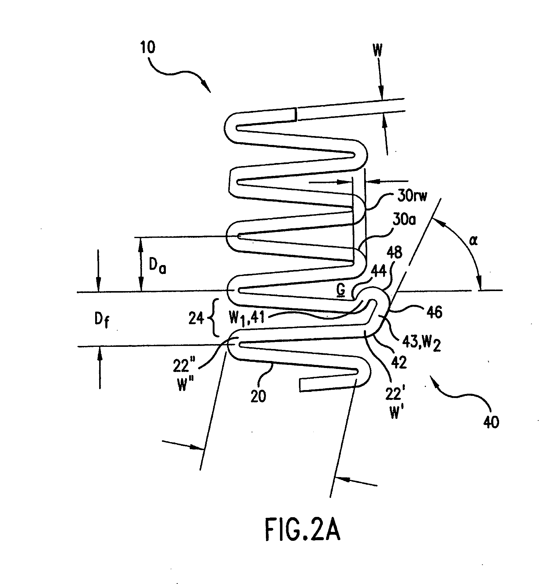 Endoprosthesis having foot extensions