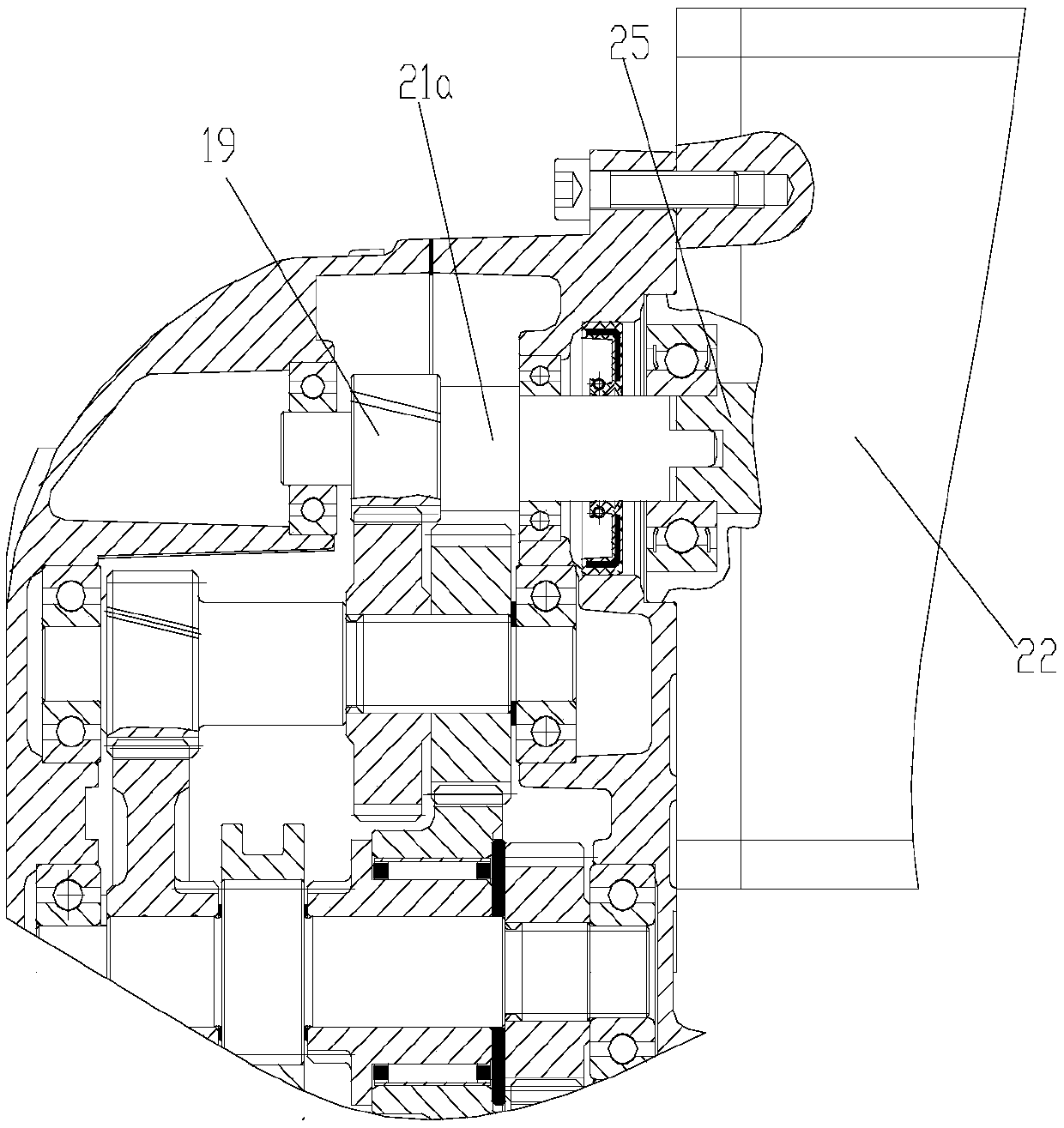 Electric tricycle driving assembly