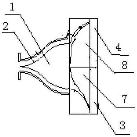 An adjustable angle asymmetrical high frequency acoustic wave controller