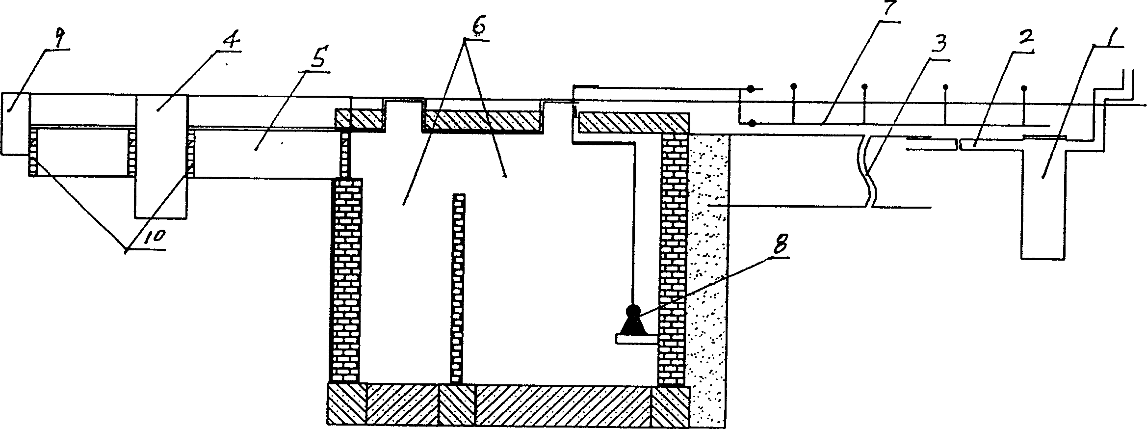 Method for treating and utilizing rain water in block