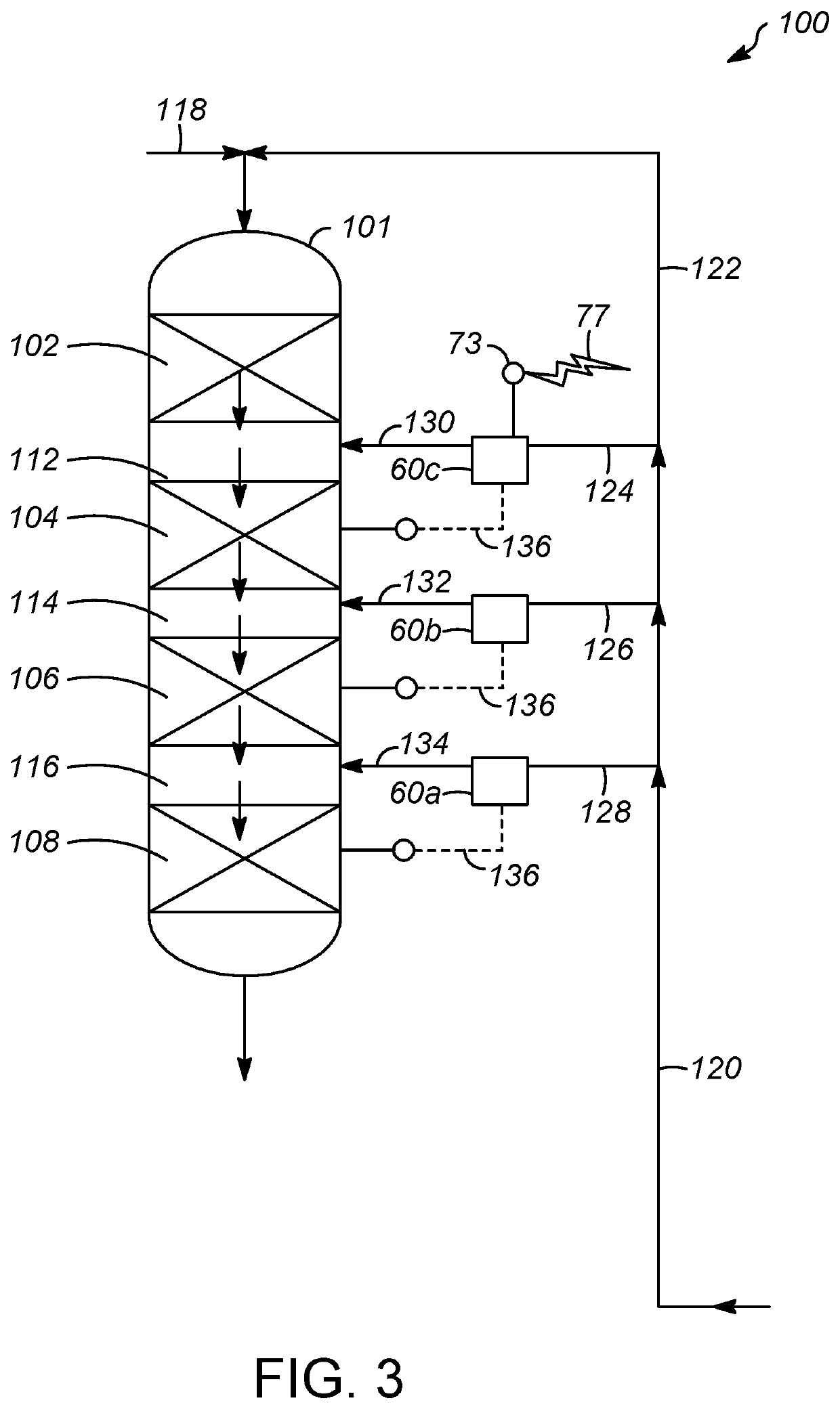 System for power recovery from quench and dilution vapor streams