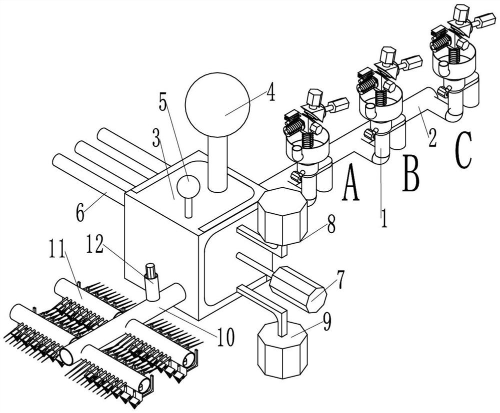 Light intelligent water and fertilizer all-in-one machine and process based on machine learning