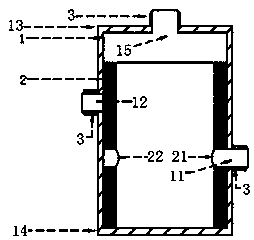 Gravity switching unit and aircraft engine inverted flight oil supply and ventilation device comprising same