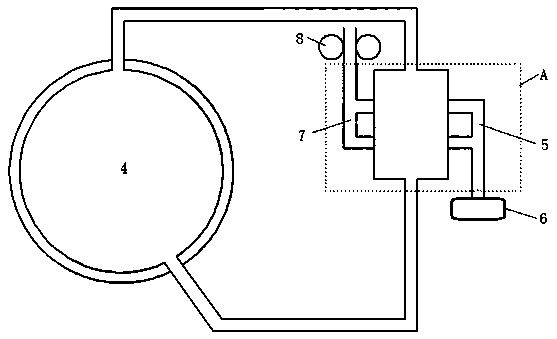 Gravity switching unit and aircraft engine inverted flight oil supply and ventilation device comprising same