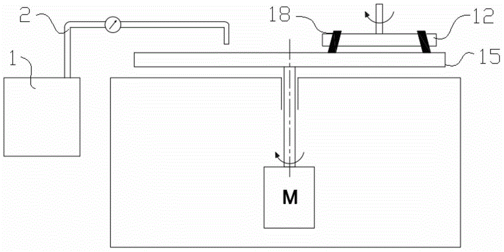 Ultrasonic-vibration-assisted fiber array end face polishing device