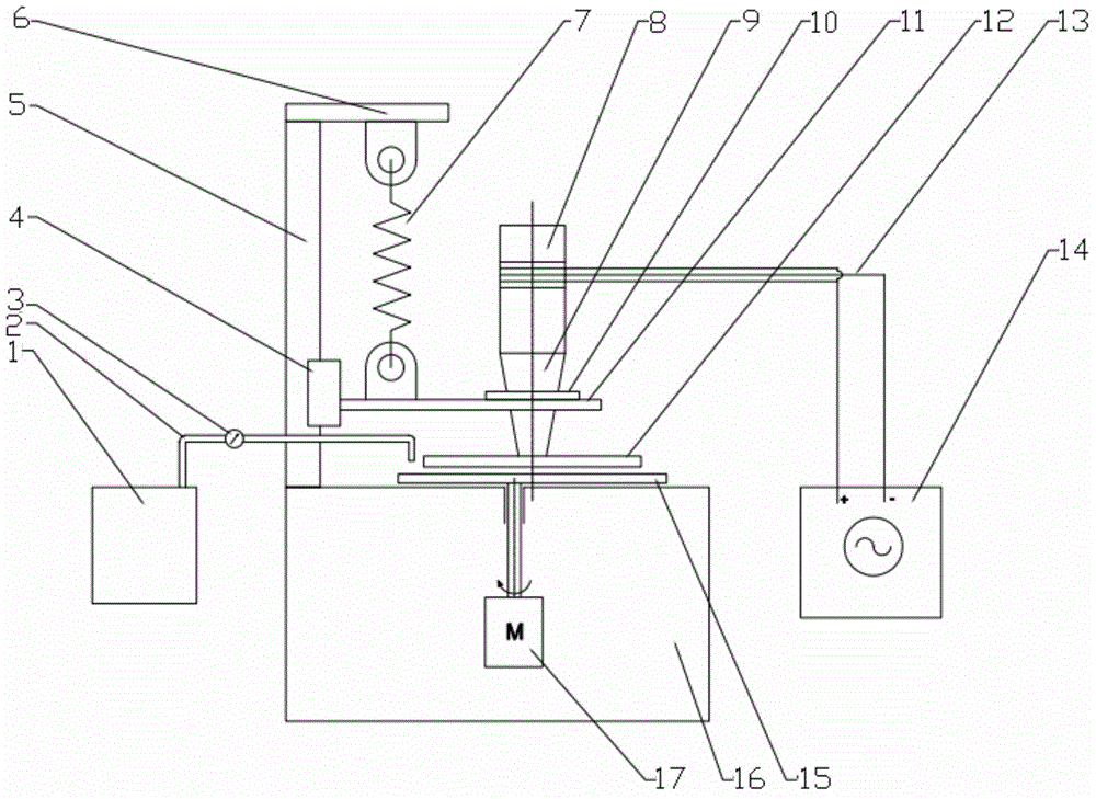 Ultrasonic-vibration-assisted fiber array end face polishing device