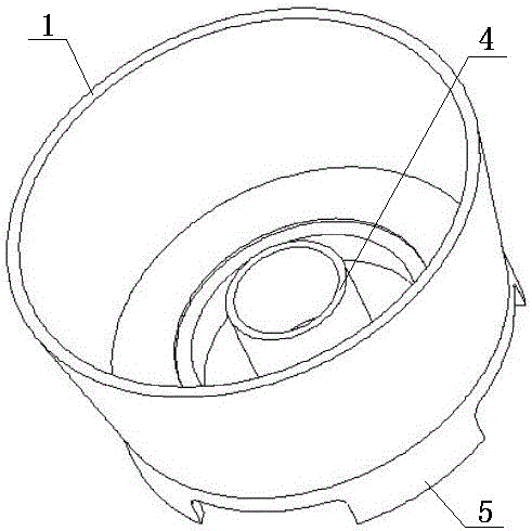 A plastic flower pot with the functions of ventilation and water leakage prevention