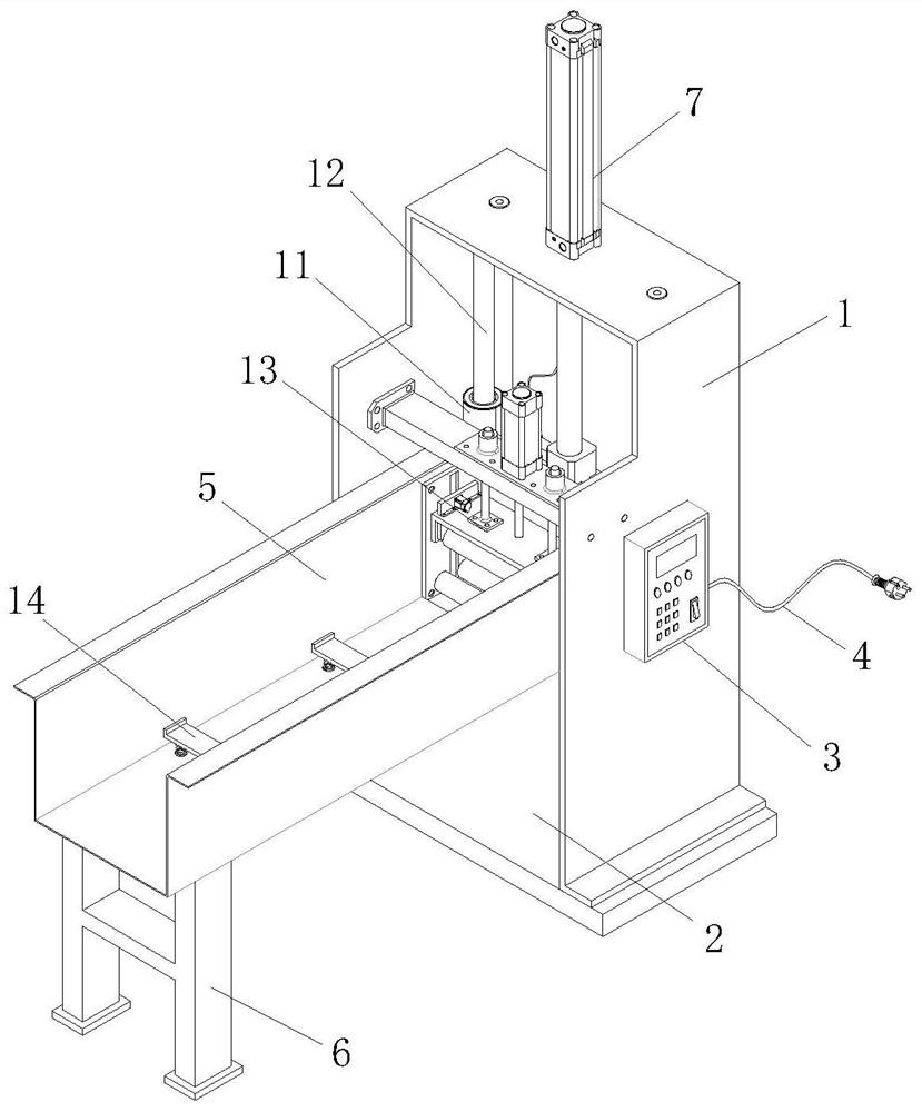 A high-efficiency cutting device for small environmental protection plate processing