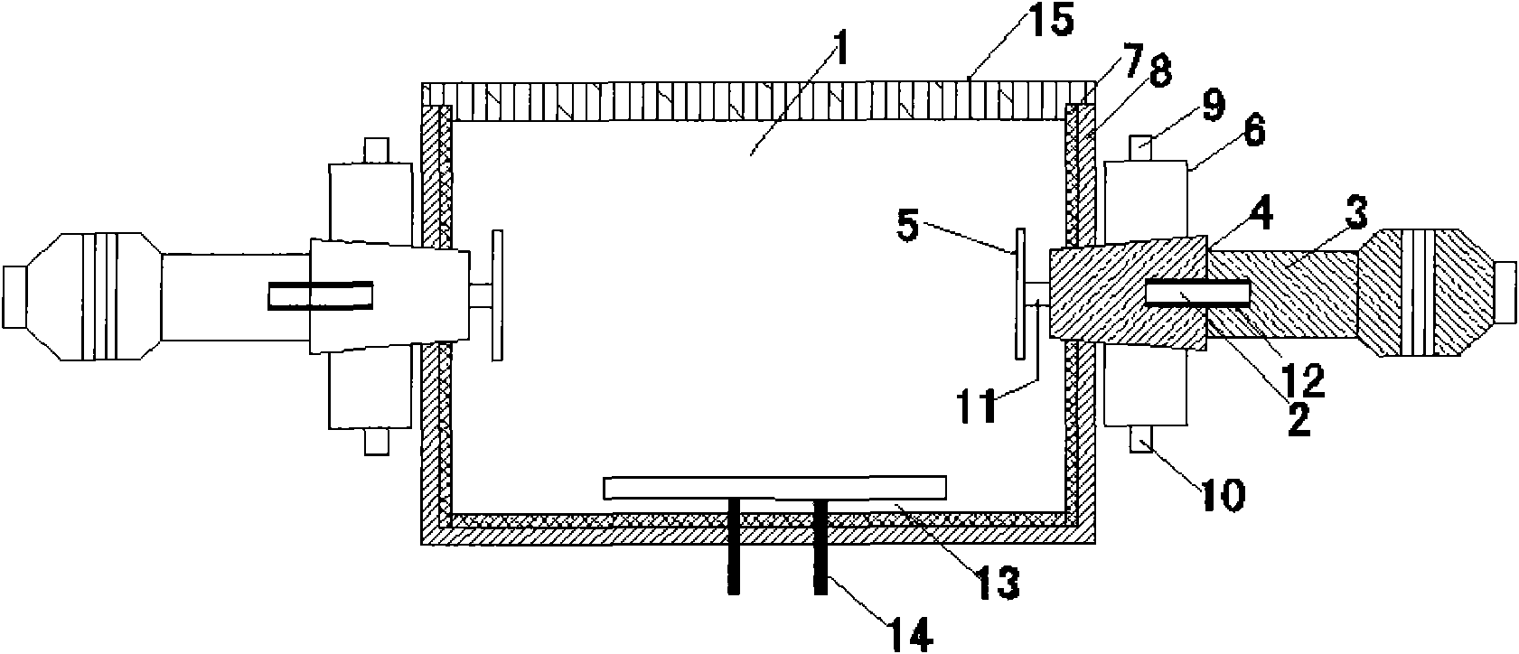 Piezoelectric ultrasonic salt-bath heating nitriding device