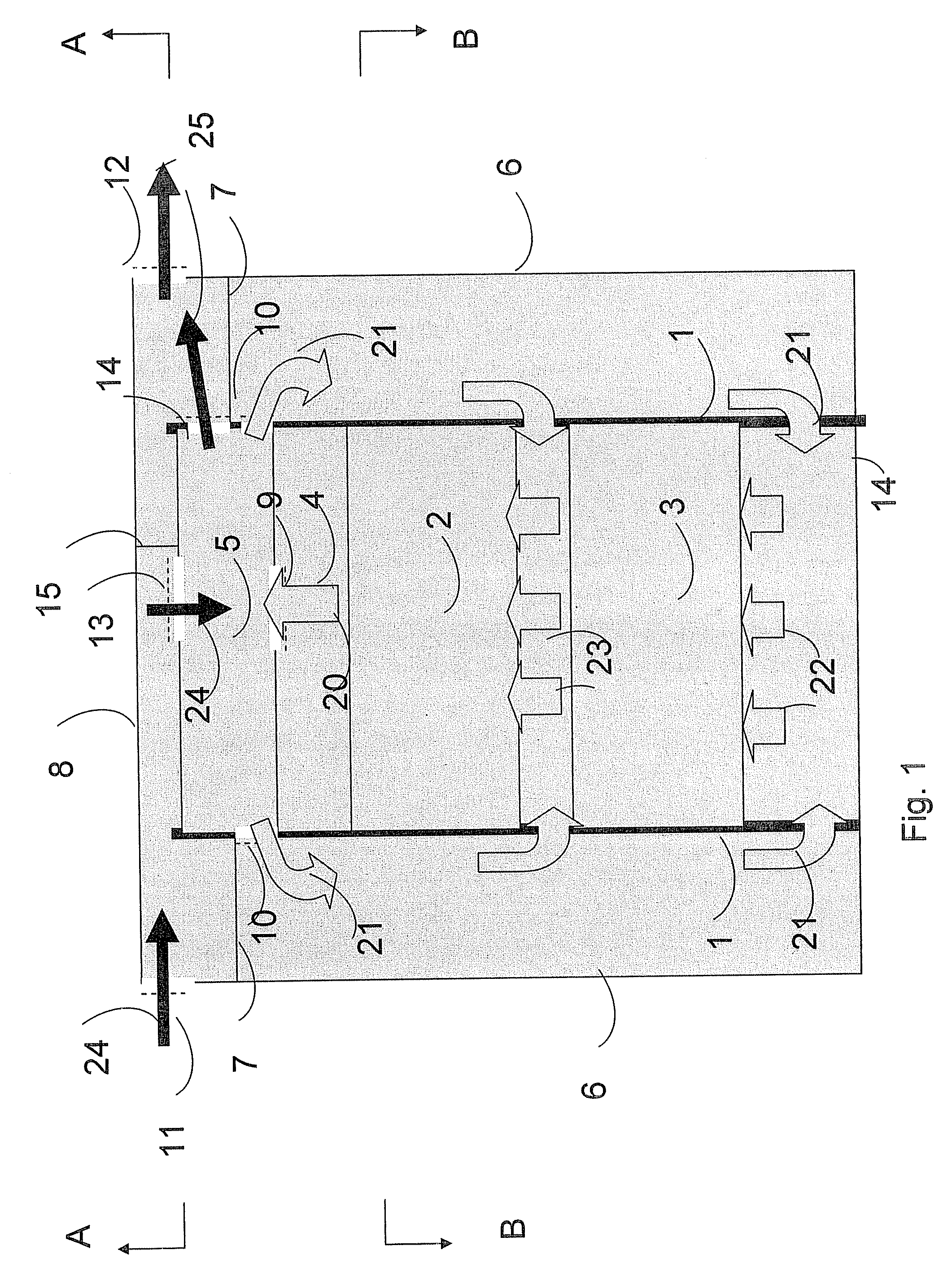 Device for transfer of heat