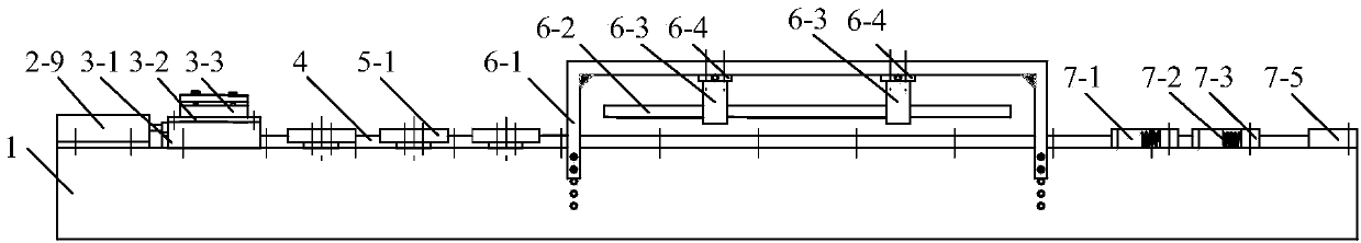 Permanent magnet type overwinding protection test stand of deep well hoisting system