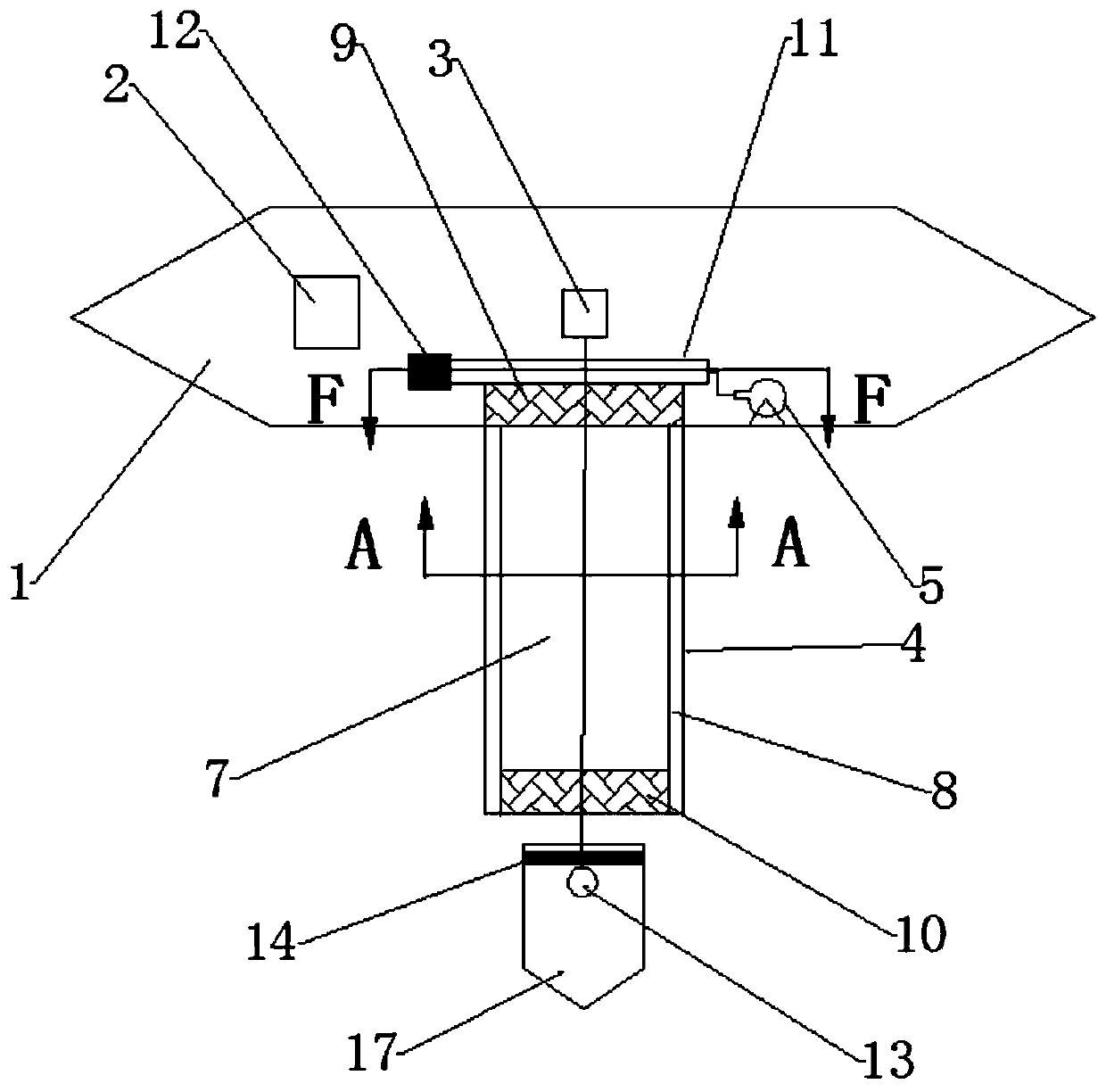 An unmanned boat retractable system