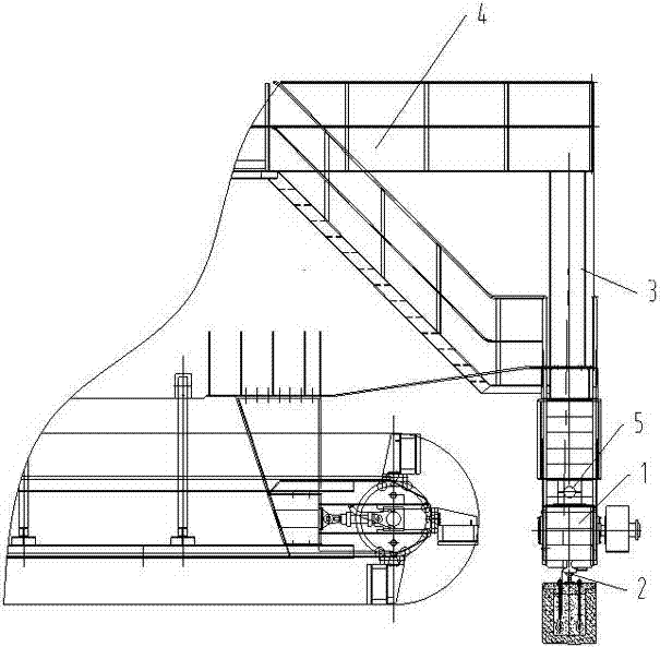 Round heap walking balancing device