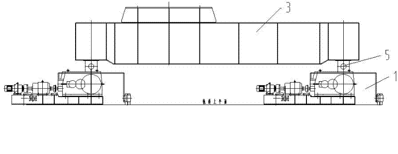 Round heap walking balancing device