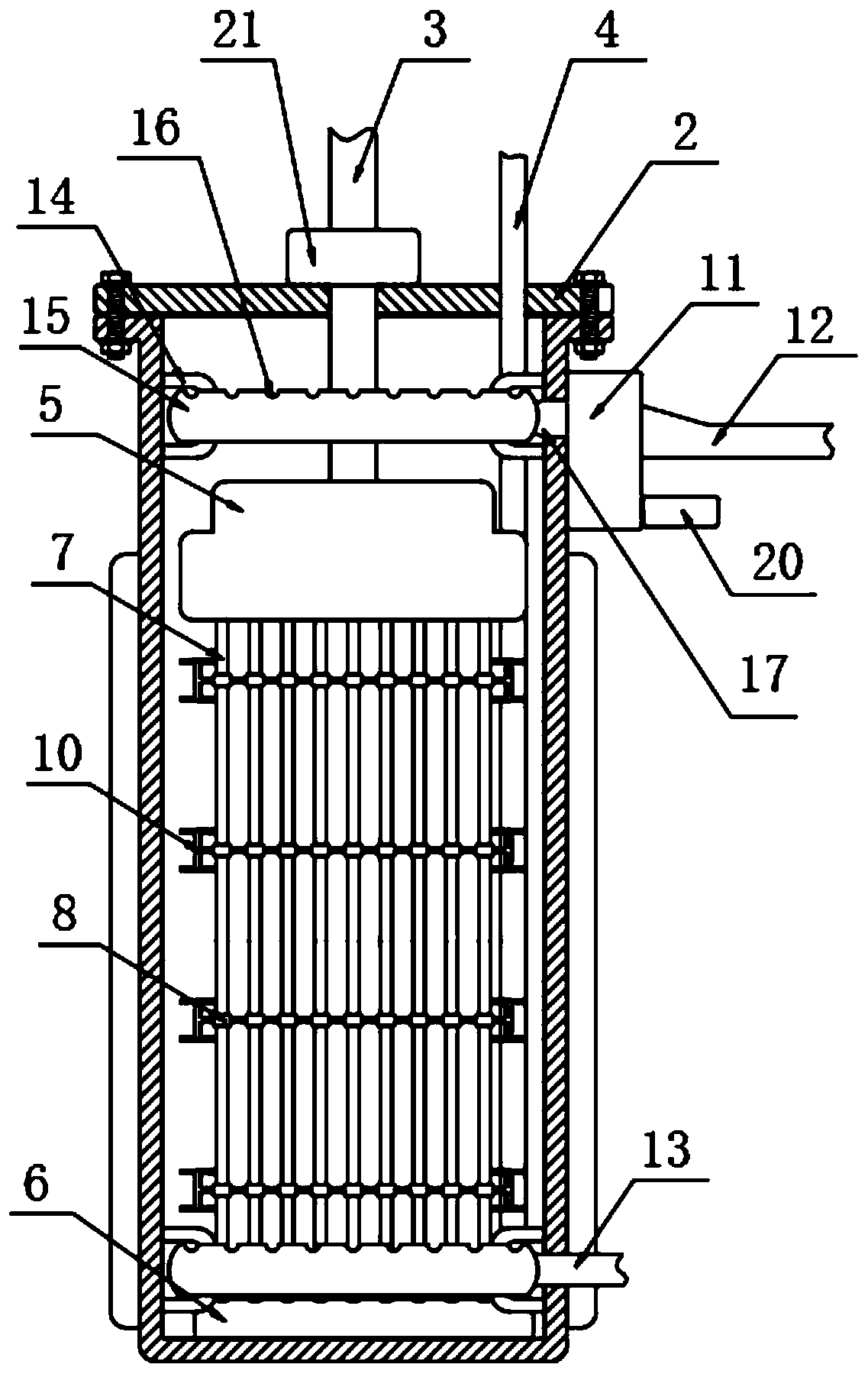 Improved capillary tube heat exchanger