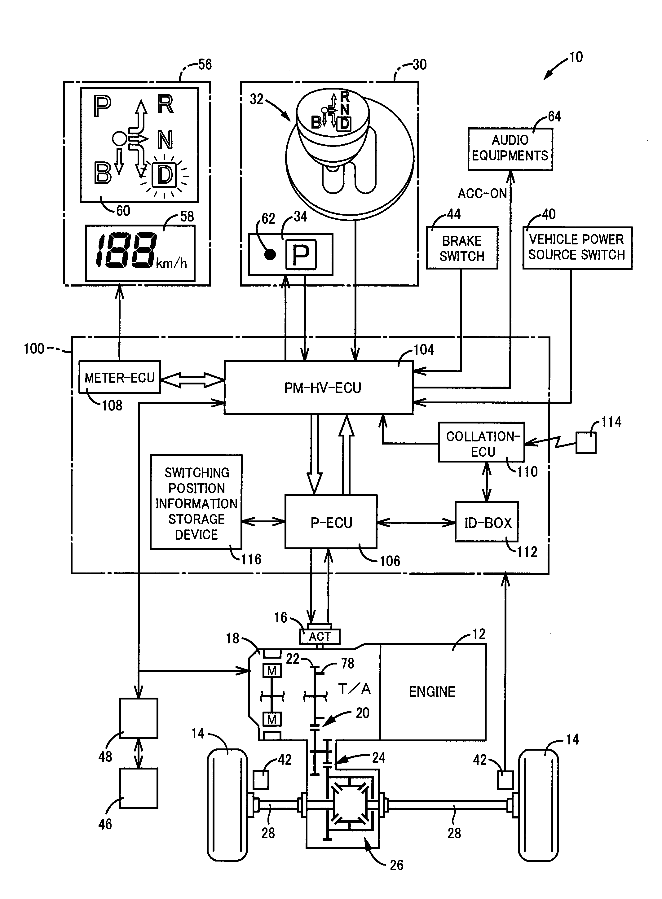 Shift control device for vehicle