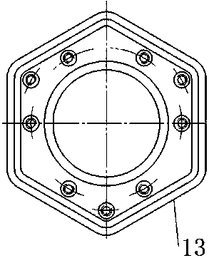 Machining method for external molded part of outer mold of insulator pouring mold