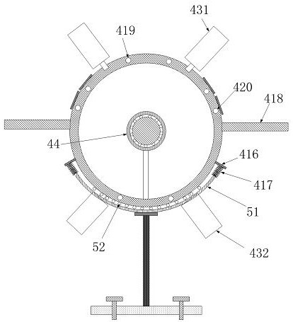 Bird repellent spraying device for high-voltage power transmission line tower