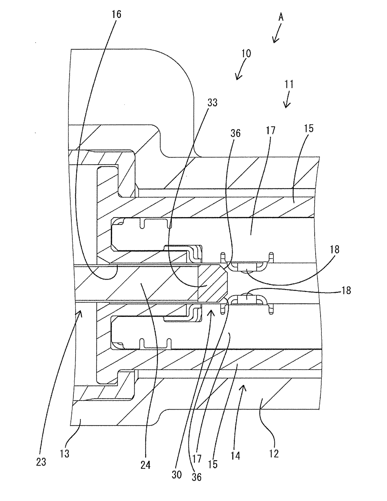 Card edge connector and method for manufacturing same