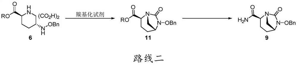 A kind of preparation method of Avibactam sodium intermediate