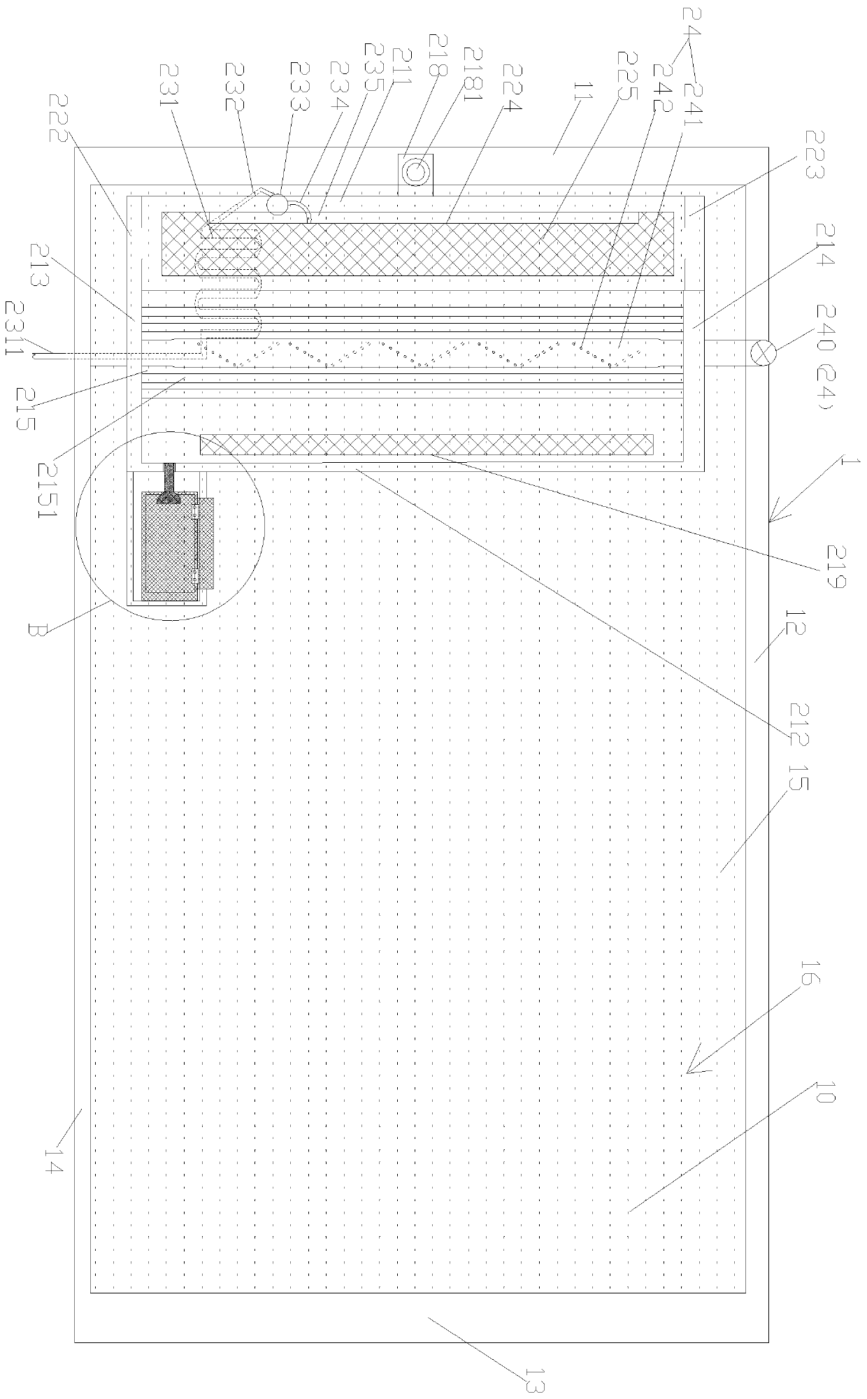 Green cyclic aquatic larva breeding device