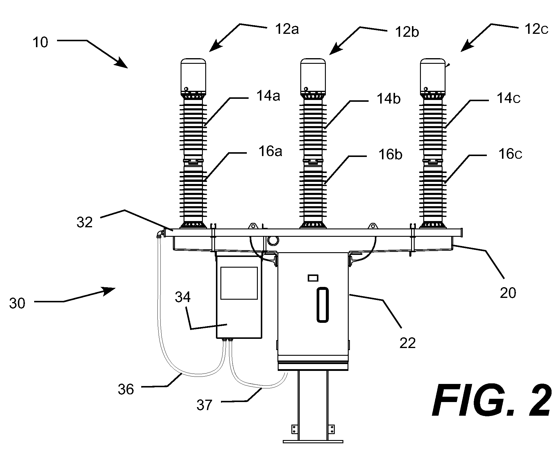 Current monitoring device for high voltage electric power lines