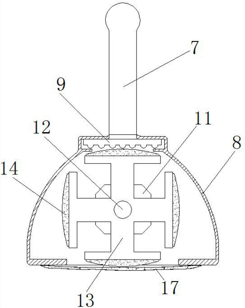 Abdominal distension auxiliary treatment device used in gastroenterology department