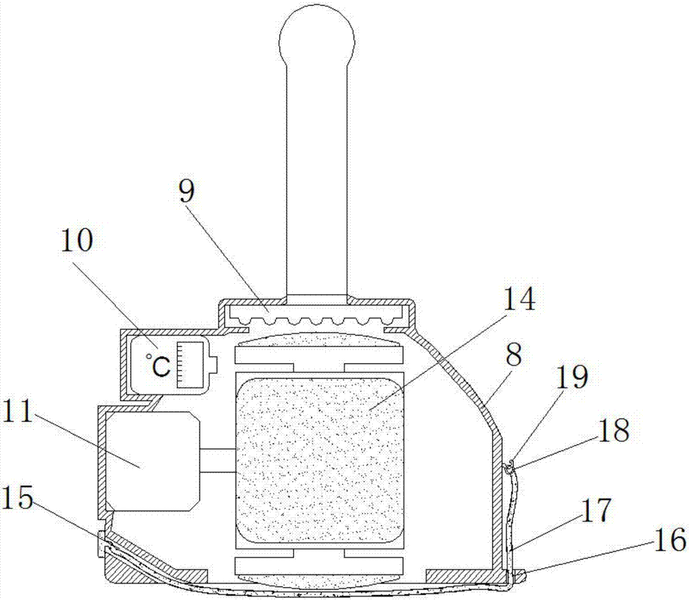 Abdominal distension auxiliary treatment device used in gastroenterology department