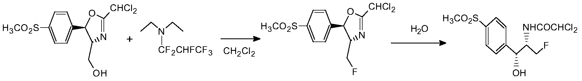 Novel synthetic method of high-purity florfenicol