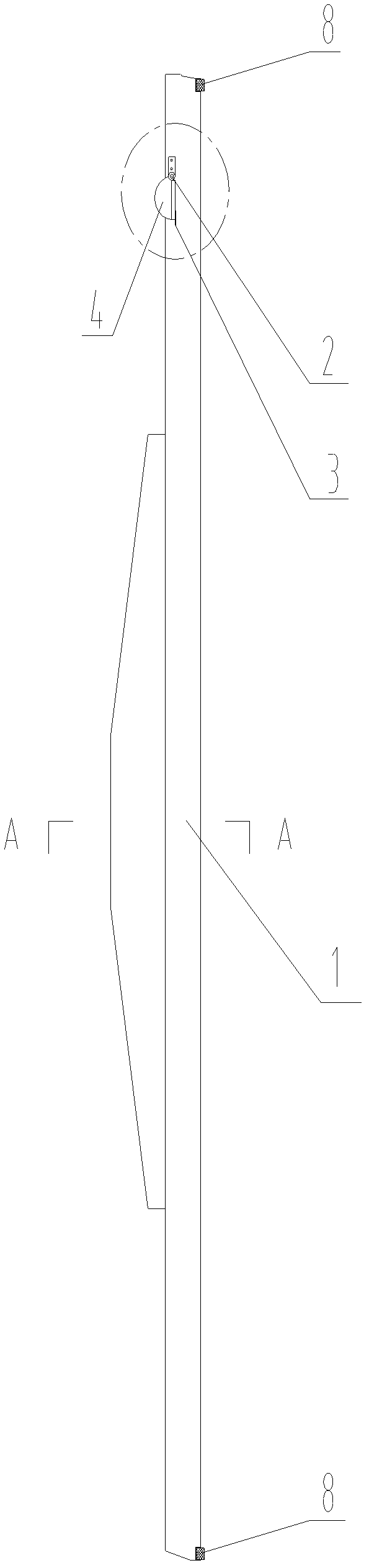 Sealing frame of furnace frame sealing device