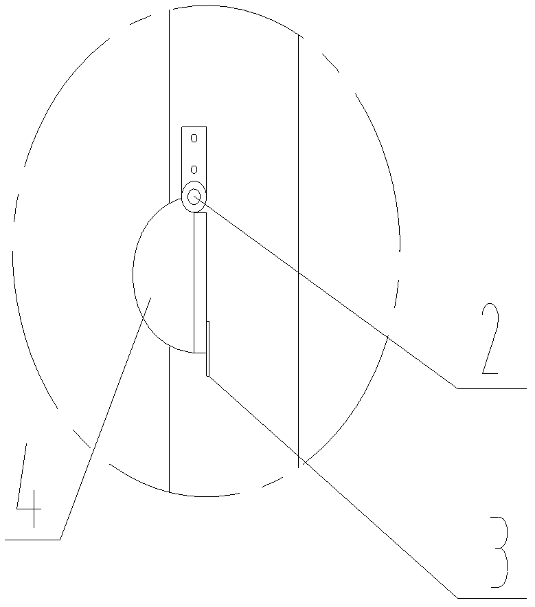 Sealing frame of furnace frame sealing device