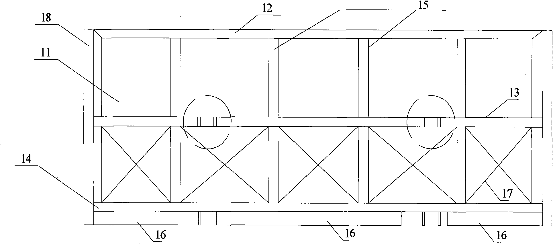 Flexible interlink steel gate and support opening/closing device thereof