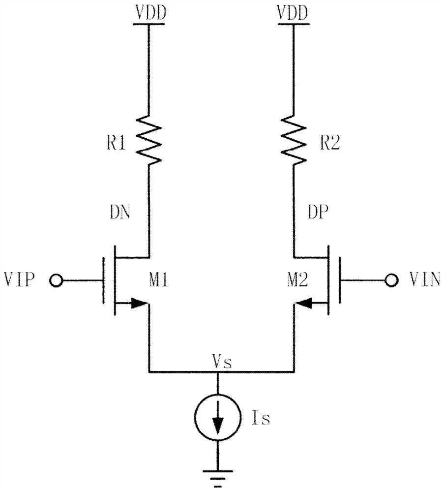 Open-loop operational amplifier circuit