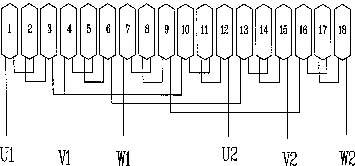 Water-cooled permanent magnet synchronous motor with a built-in outer rotor and rotary transformation magnetic resistance for hybrid power automobiles