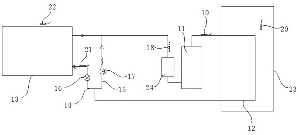 Solar and air energy heat pump water heater control method and system