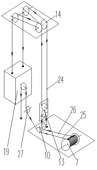 Drilling rig with following pipe pile and construction method for following pipe pile