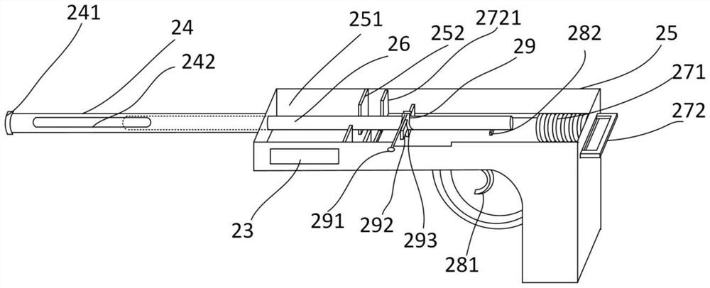 Auxiliary propelling device for lumbar puncture needle