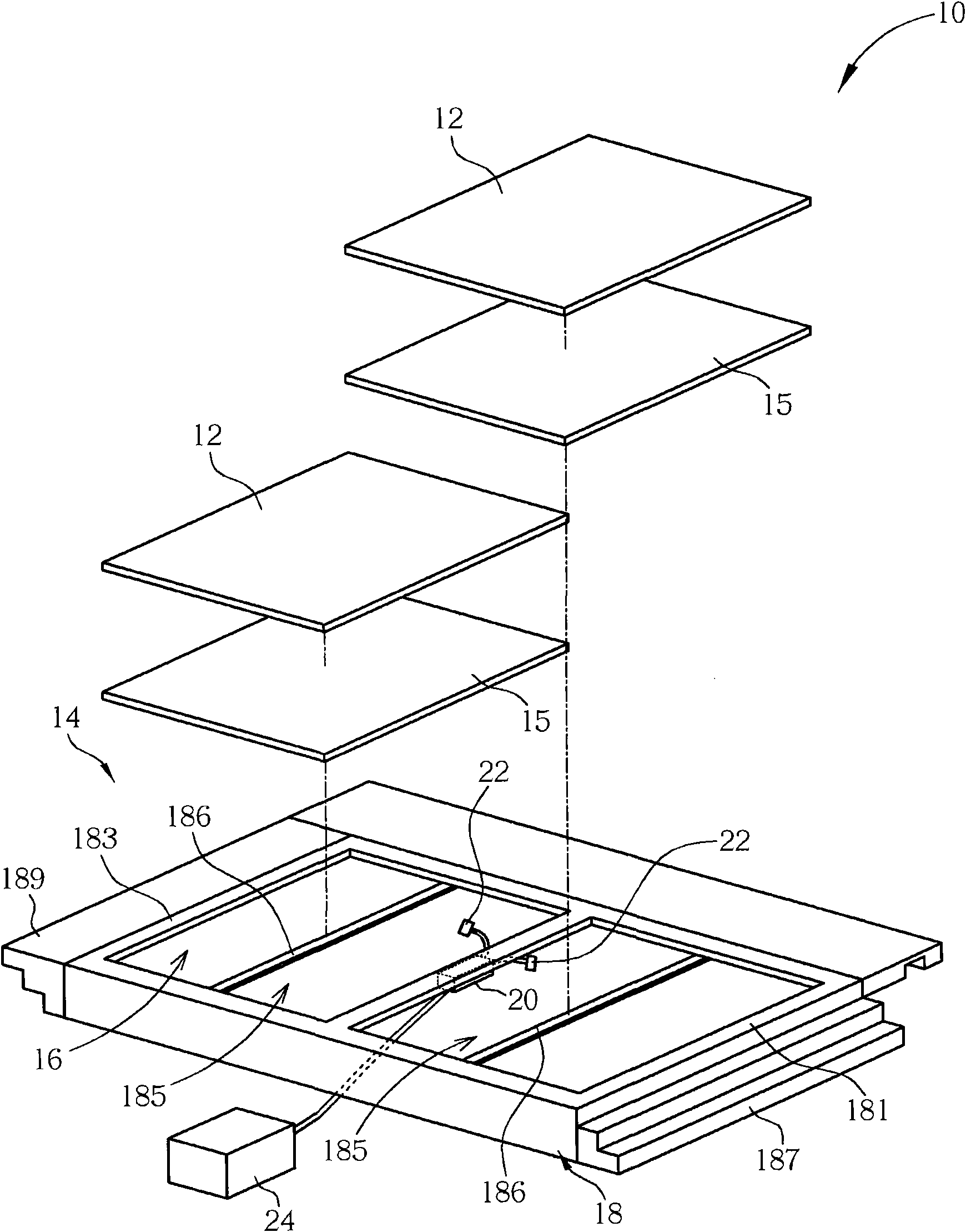 Bearing support structure for bearing multiple solar panels and solar roof tile module