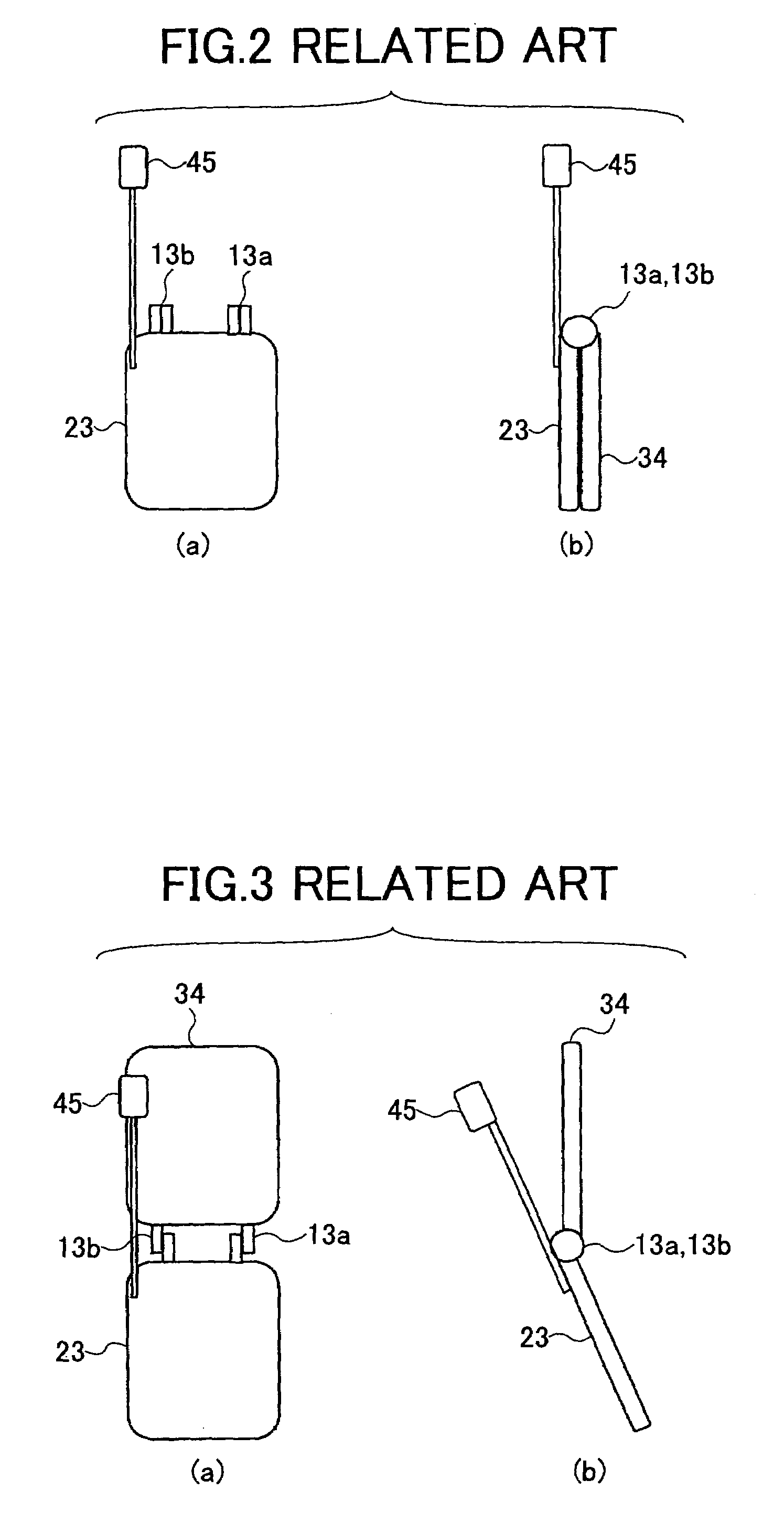 Folding type portable radio machine and chassis of the radio machine