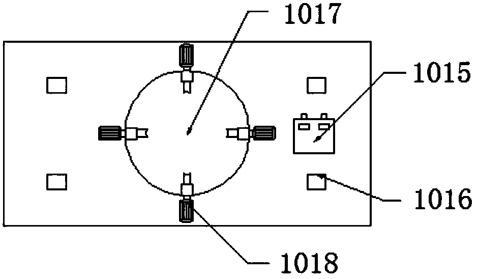 Power transmission tower provided with remote power monitoring system