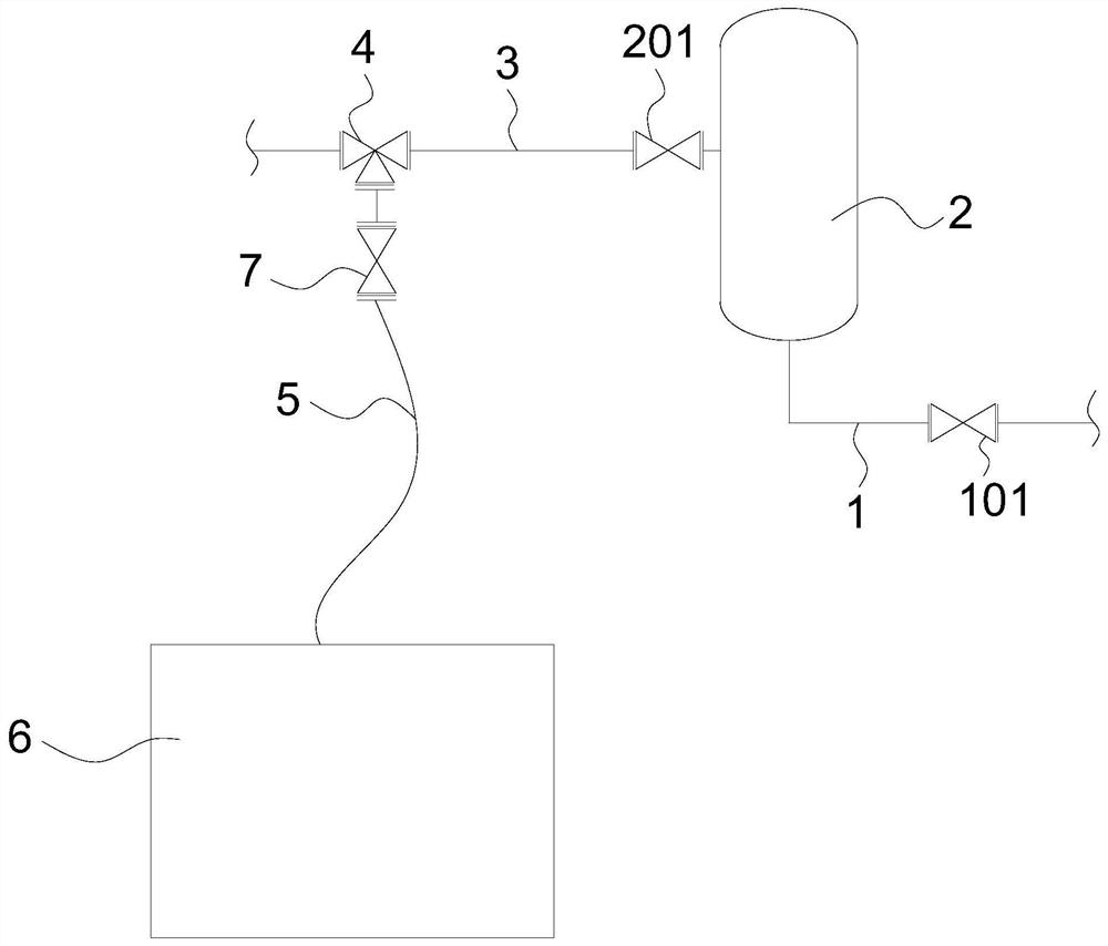 Ion exchanger agent unloading system in process water treatment flow and use method