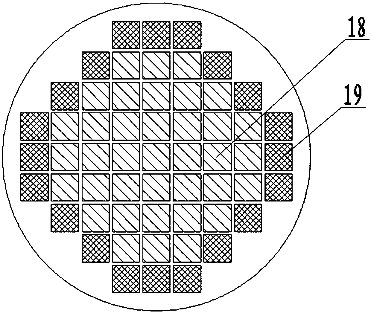 Reactor internal for power expansion of pool type low temperature heating reactor