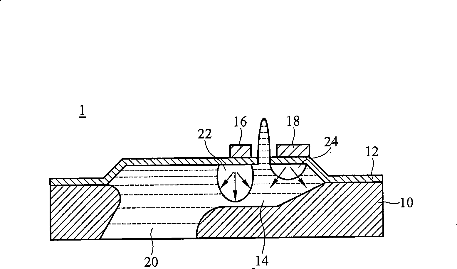 Single-block fluid injection device and production and control method thereof